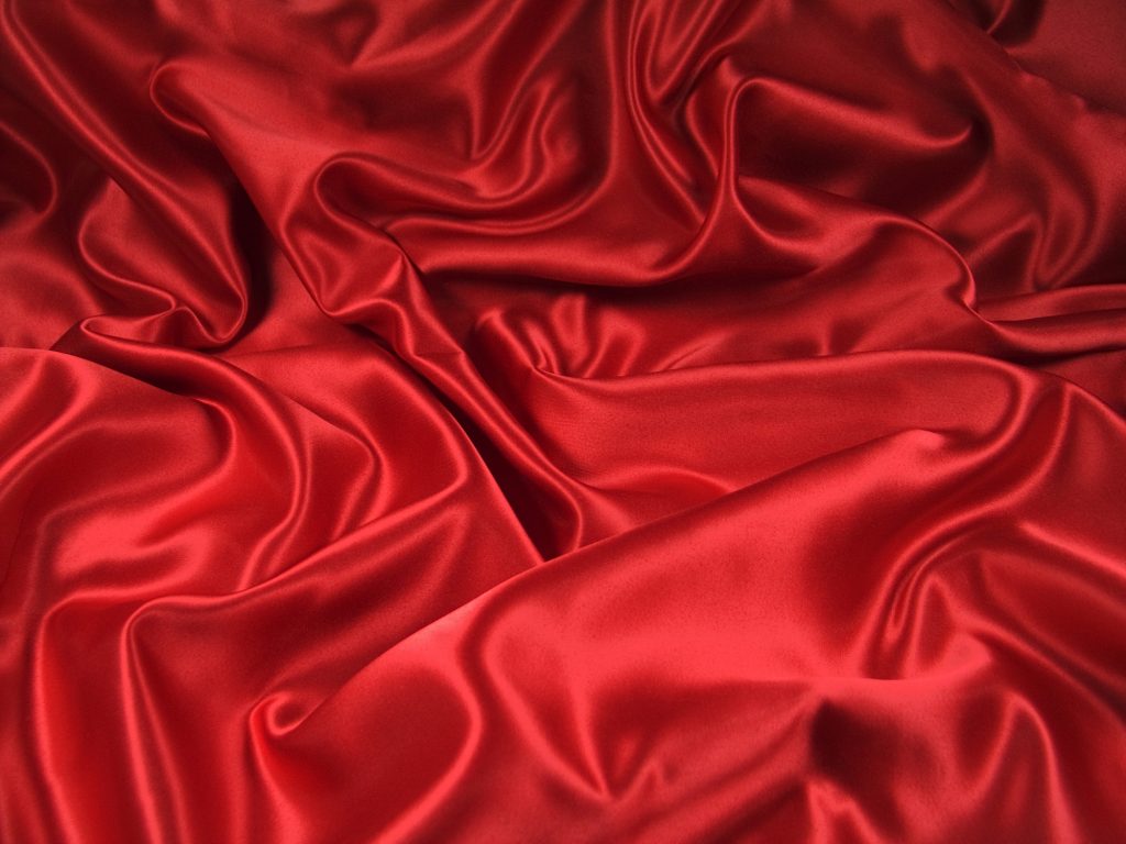 kain satin, kain satin merah, satin, sutera